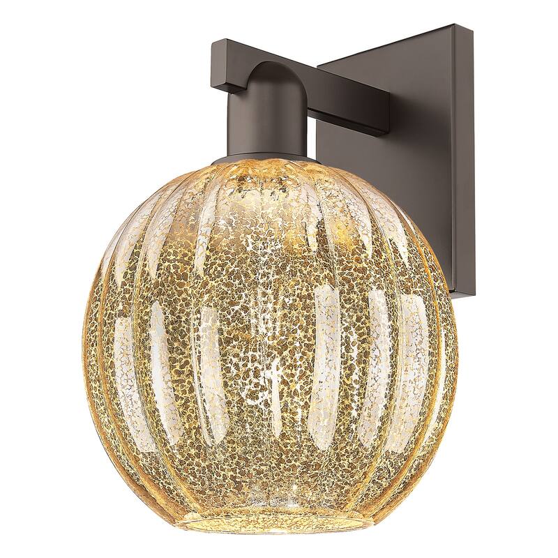 Innovations Lighting 716-1W-12-7 Preston Sconce Preston 12" Tall Wall - Oil Rubbed Bronze / Mercury