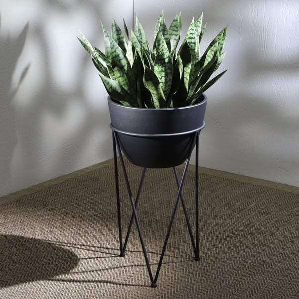 basket for potted plant Rattan Kobo Indoor & Outdoor Jar Planter Basket with Plastic Pot main image 0