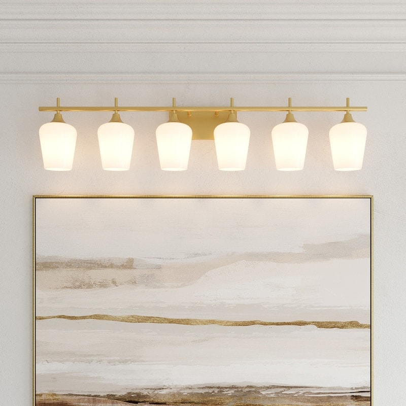 Acroma 6-Light Bathroom Wall Light Fixture for Over Mirror