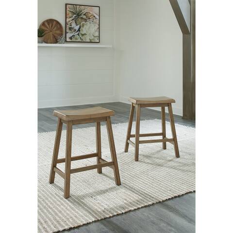 Signature Design by Ashley Shully Counter Height Stool Set of 2 - 18"W x 15"D x 25"H