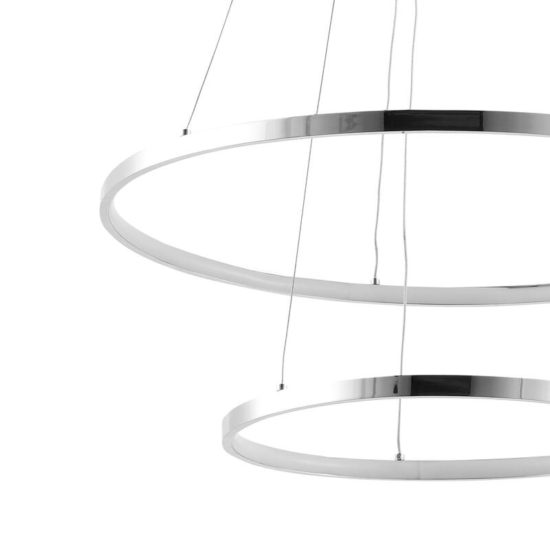 Kinsley Modern Bohemian Iron Integrated LED Pendant by JONATHAN Y
