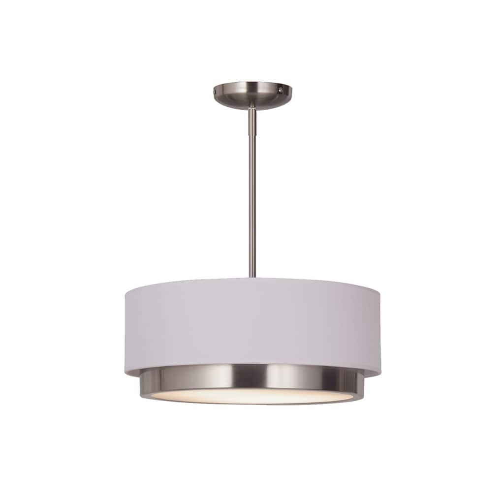 Justice Design Group Revere 9" 1-Light Pendant with Seeded Glass Shade