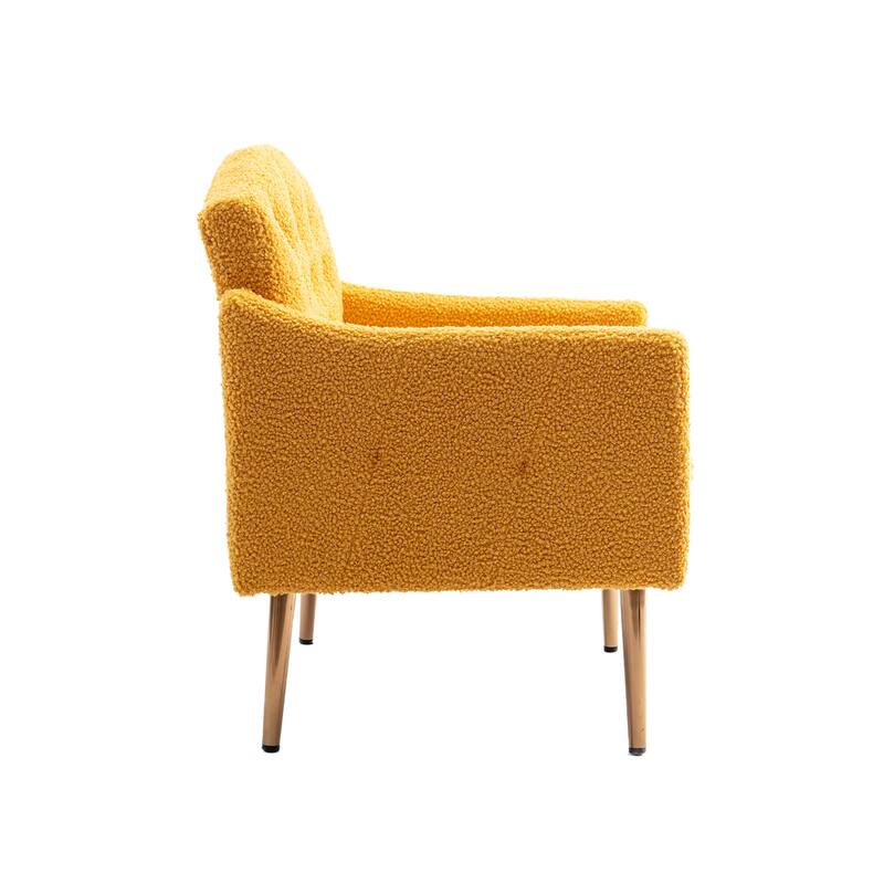 Tufted Decorative Fabric Armchair