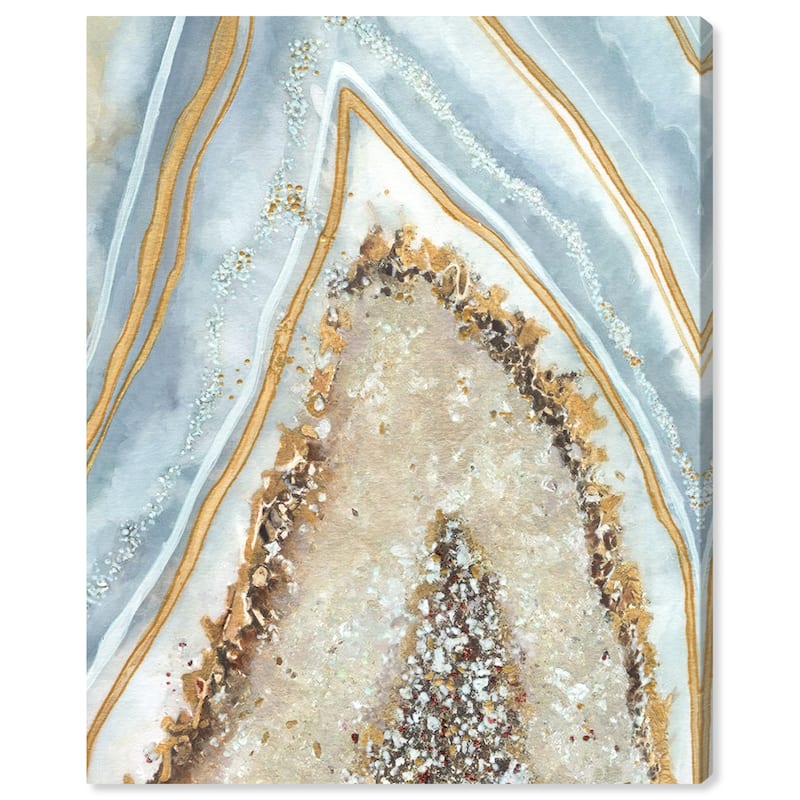 Art Remedy Clarity Art Gallery Wrapped Mineral, Agate & Geode 1 Piece Canvas Wall Art - 20 x 24
