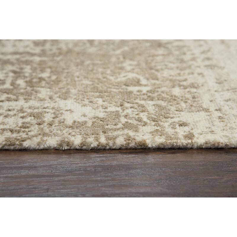 Alora Decor Radiant Abstract Wool Blend Area Rug