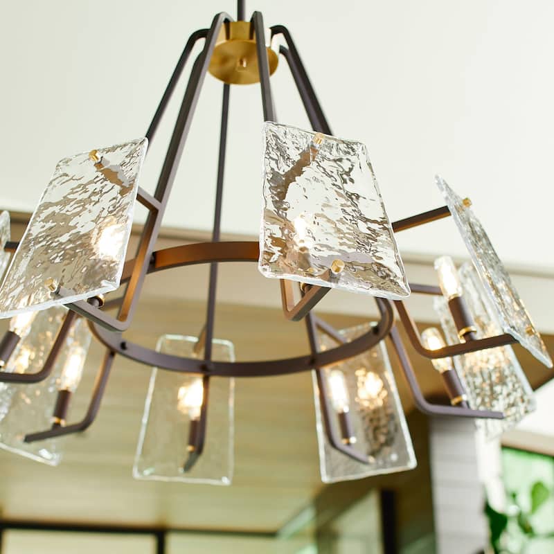 Quorum International 637-8 Tioga 8 Light 32" Wide Ring Chandelier