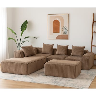Multi Person Modular Compression Sofa That Can Be Freely Combined