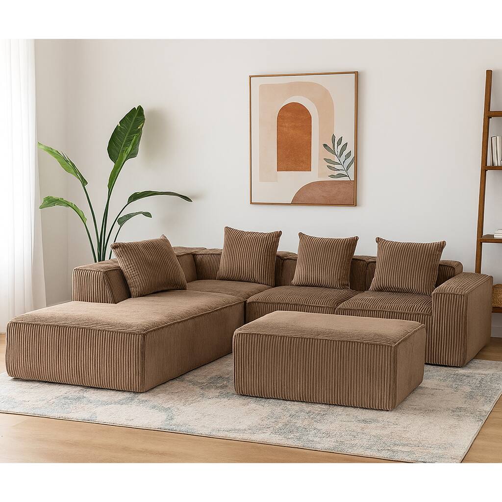 Multi Person Modular Compression Sofa That Can Be Freely Combined