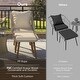 preview thumbnail 7 of 18, 5 Pieces Patio Furniture Chair Sets, Patio Conversation Set With Wicker Cool Bar Table,Ottomans,Outdoor Furniture Bistro Sets