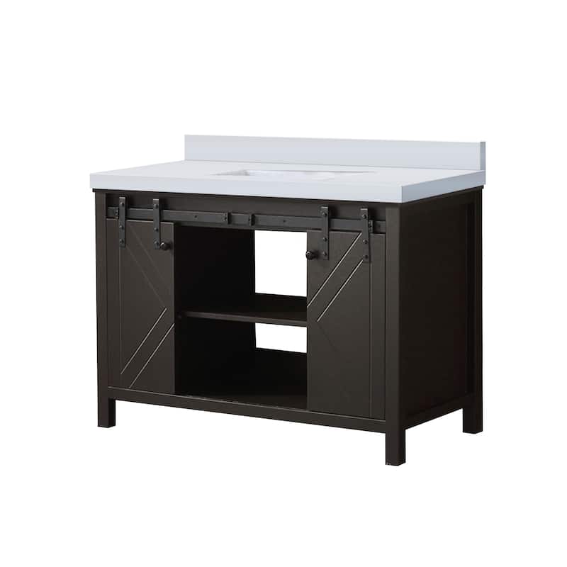 Marsyas Bath Vanity and Cultured Marble Countertop