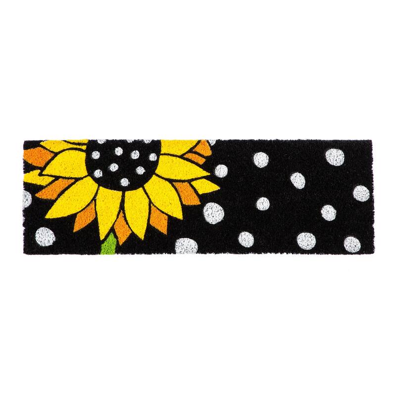28 in. x 9 in. Polka Dot Sunflower Kensington Switch Mat