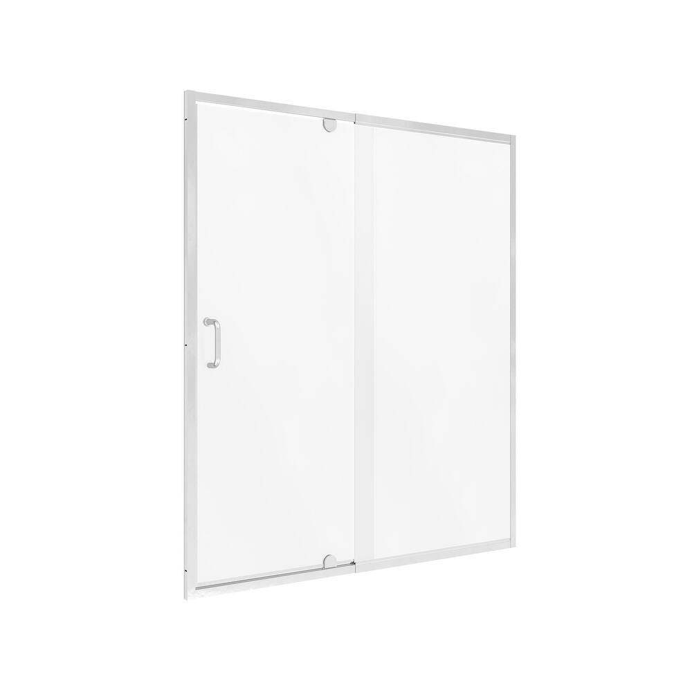 CRAFT + MAIN CVDP4269-CL Cove 69" High x 42" Wide Pivot Semi Frameless