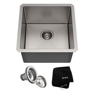 KRAUS Standart PRO Stainless Steel 17 inch Undermount Kitchen Sink