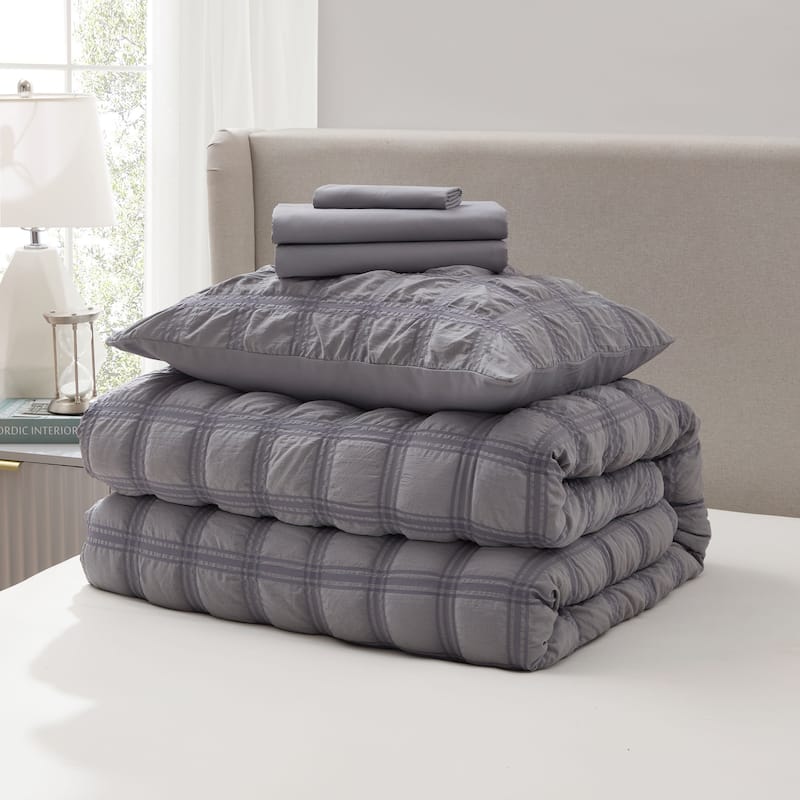 Empyrean Modern Comforter Seer Sucker