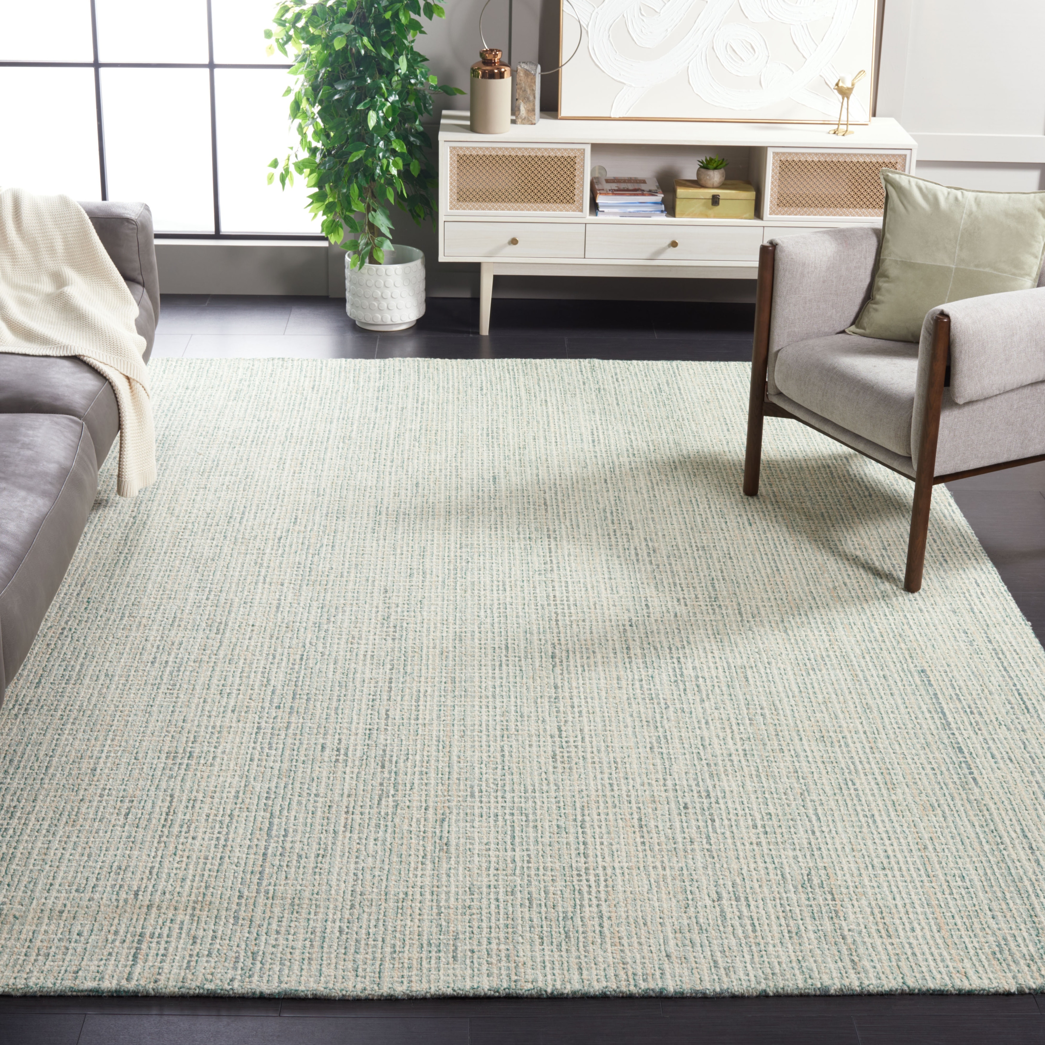SAFAVIEH Handmade Abstract Katija Modern Wool Rug - On Sale