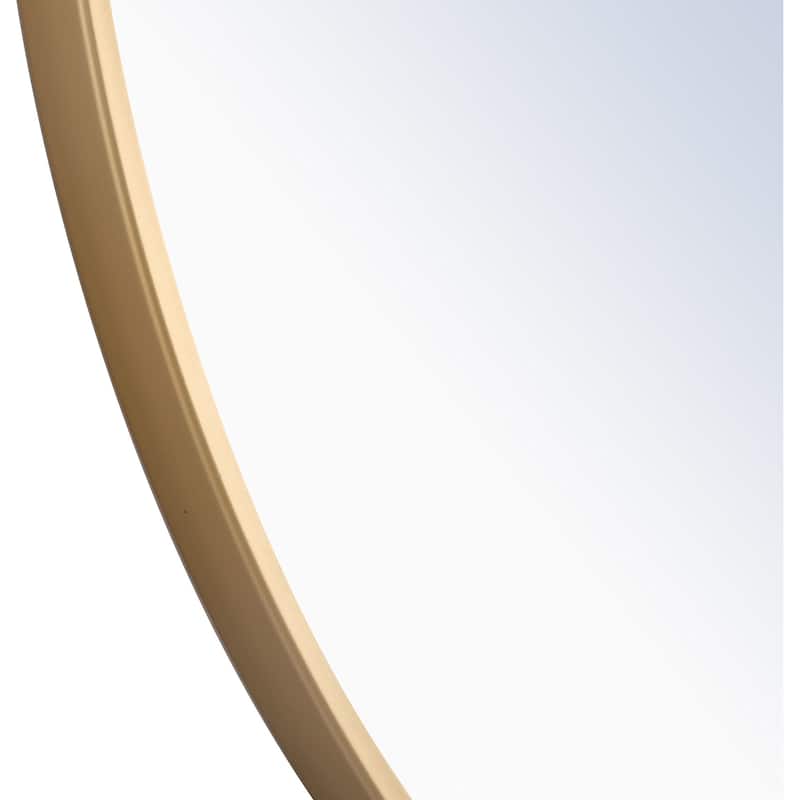 Elegant Lighting Eternity 28" Diameter Circular Beveled Metal Framed