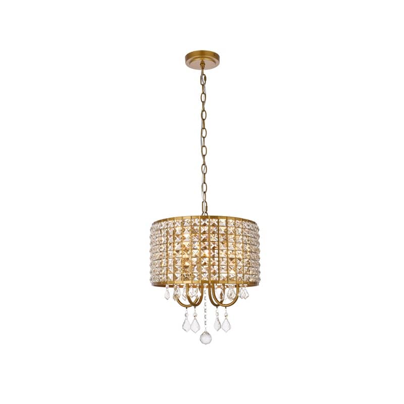 Elizabeth 14 inch Pendant - N/A - Brass