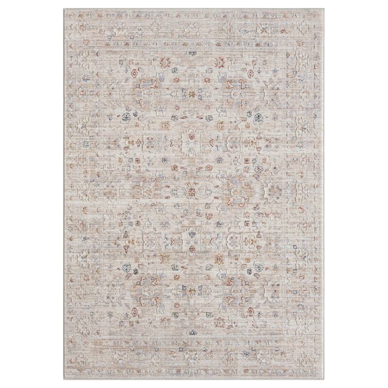 Sevita Luna High-LowTextured Traditional Performance Indoor Area Rug