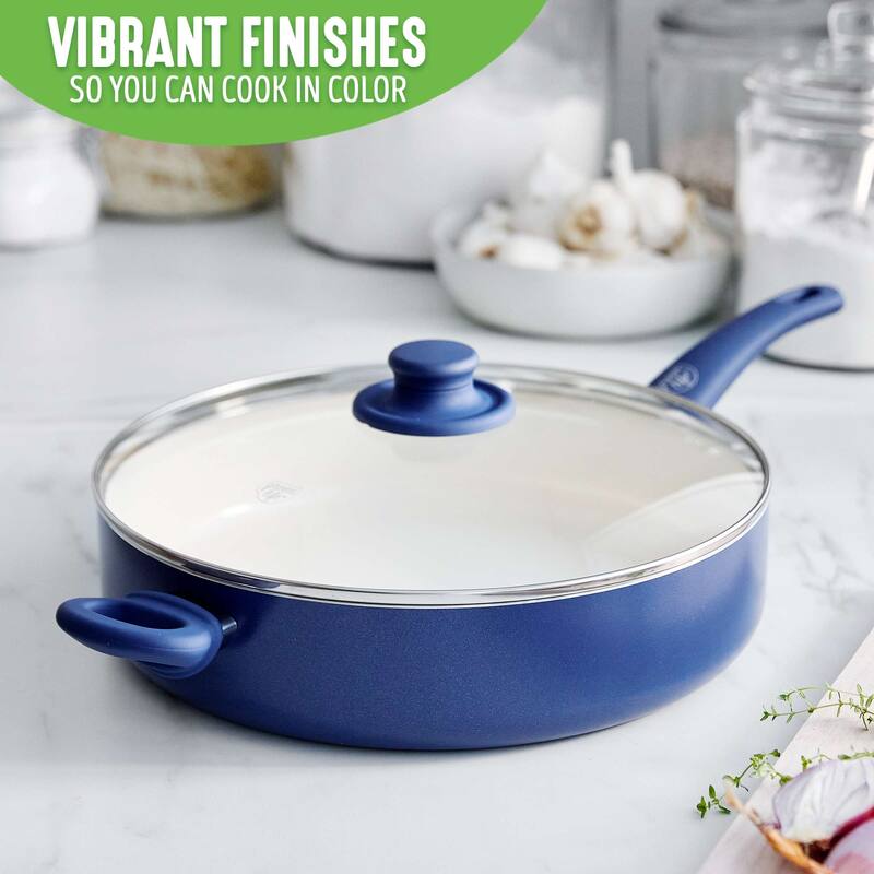 GreenLife Soft Grip 5Qt Saute Pan w/ Lid Bed Bath & Beyond 37848444