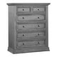 preview thumbnail 1 of 0, Oxford Baby Glenbrook 5 Drawer Dresser Graphite Gray