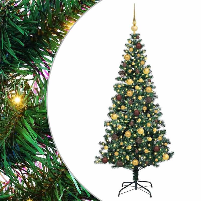 vidaXL Christmas Tree with Decorative String Lights
