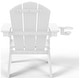 preview thumbnail 6 of 73, Laguna Kids Outdoor Poly Adirondack Chair with Cup Holder (Set of 2)