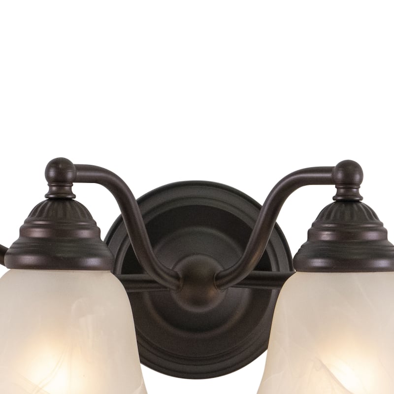 Standford 4 Light Bronze Bathroom Vanity Fixture - 26-in W x 7-in H x 7-in D