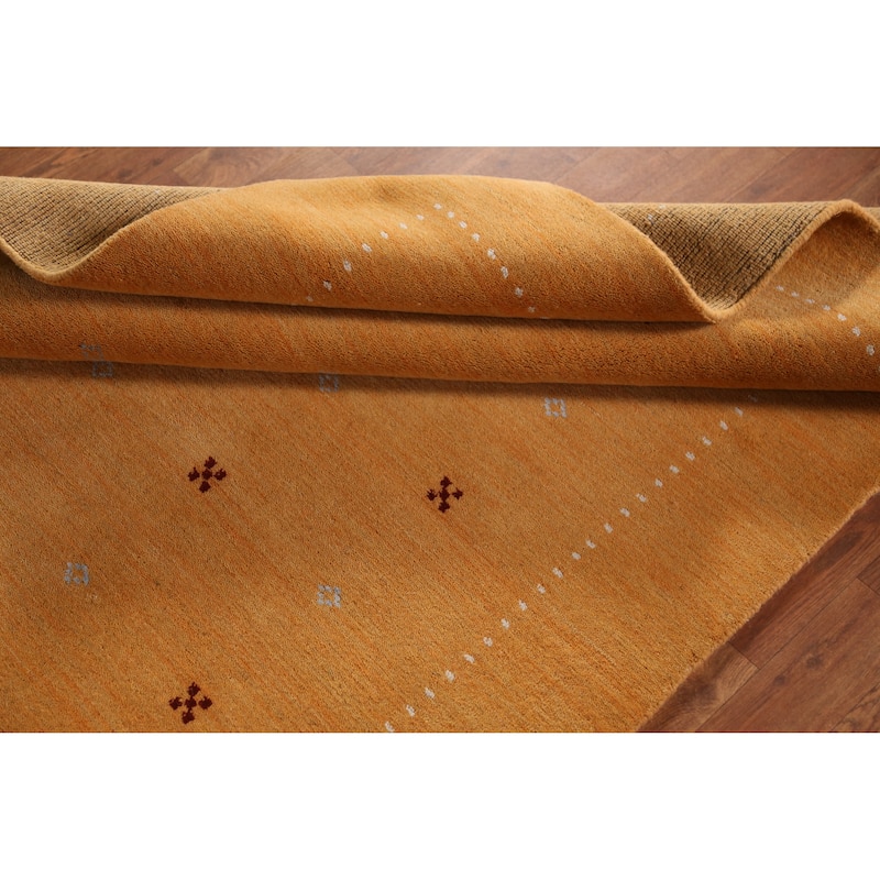 Gabbeh Indian Rug Handmade Bedroom Tribal Wool Carpet - 4'6" x 6'4"