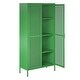 preview thumbnail 4 of 14, The Novogratz Channing Tall 2 Door Metal Storage Cabinet