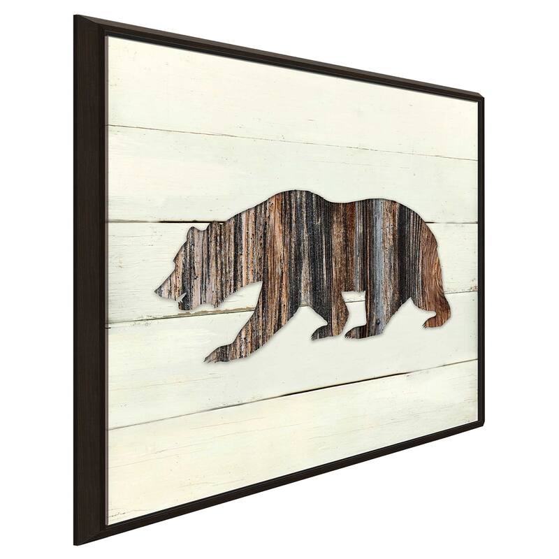 "Woodland Bear" by Carol Robinson Print on Floating Canvas