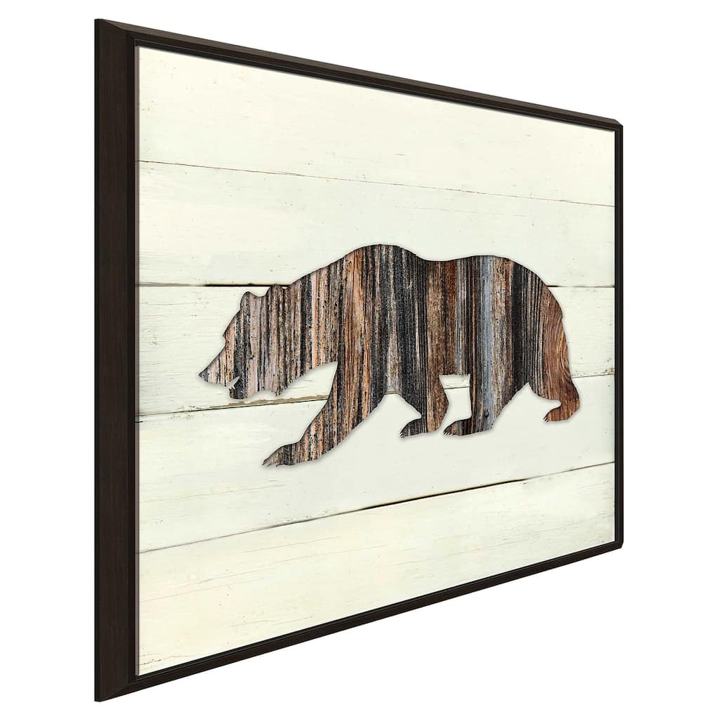 "Woodland Bear" by Carol Robinson Print on Floating Canvas