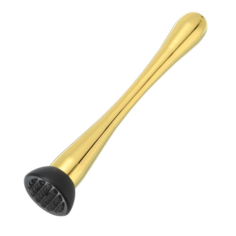 9inch Stainless Steel Cocktail Muddler Drink Muddler Bar Tool Gold