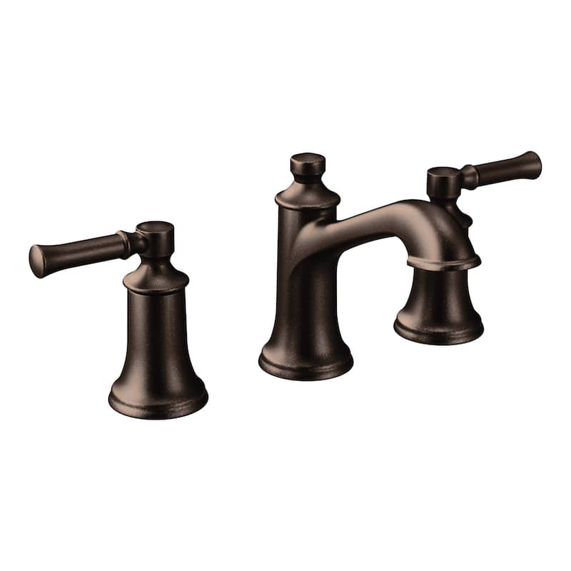 Moen TV6805 Dartmoor 1.2 GPM Widespread Bathroom Faucet with Rough-in - Oil Rubbed Bronze