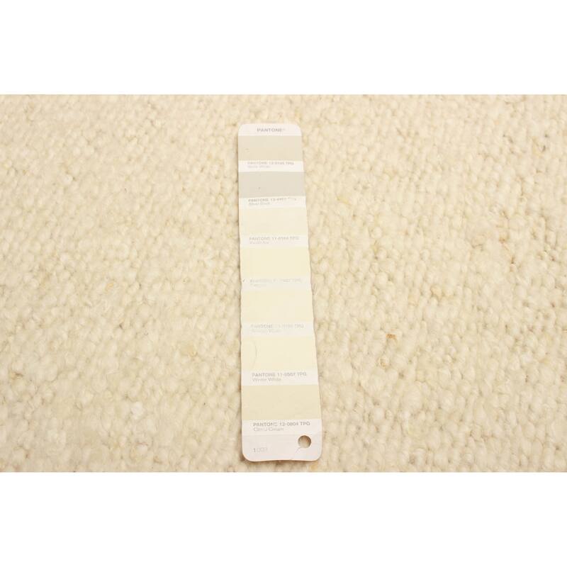 ECARPETGALLERY Braid weave Sienna Cream Wool Rug - 4'0 x 6'0