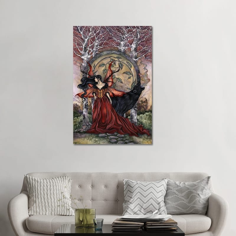 iCanvas "Beauty And The Beast" by Amy Brown Canvas Print - 48x32x1.5