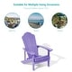 preview thumbnail 35 of 55, Bonosuki Faux Wood Outdoor Patio Adirondack Chair