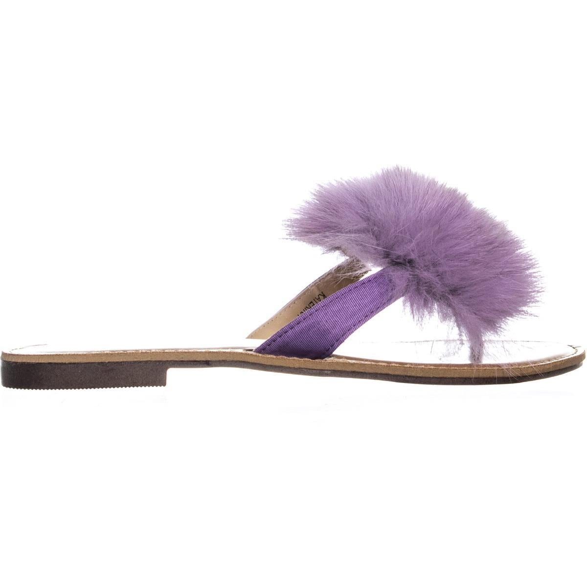 bebe katerina pom pom thong flat sandals