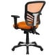 preview thumbnail 56 of 164, Nicholas Mid-Back Blue Mesh Multifunction Executive Swivel Ergonomic Office Chair with Adjustable Arms