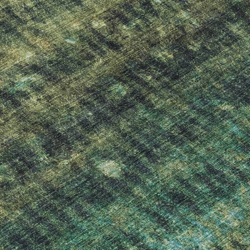 Machine Washable Indoor/ Outdoor Abstract Ombre Chantille Rug