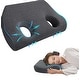 preview thumbnail 2 of 5, Ear Hole Piercing Pillow for Ear Pain, Side Sleeping, Ear Guard Protector, CNH, Tinnitus Support Neck Head - Gray