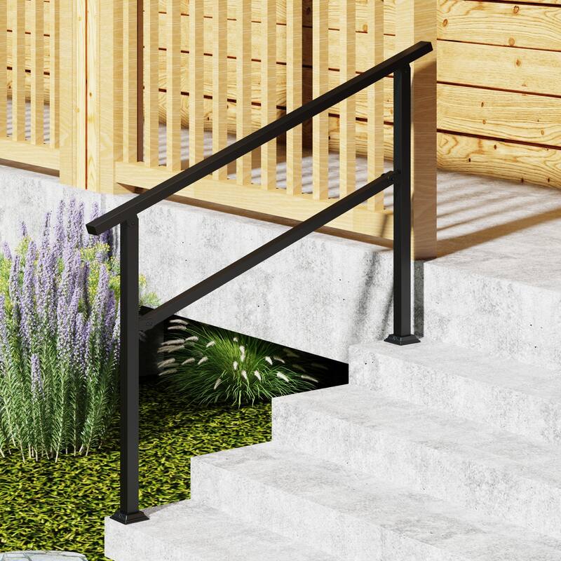 Premium Aluminum Handrail for Step Indoor Outdoor Three Size Available - 54.5"