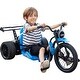 preview thumbnail 7 of 16, Ride On 3 Wheelers Go Kart for Kids, 24V 14Ah Battery Two 300W Motors, 9MPH Fast Drifting Circling Car Blue