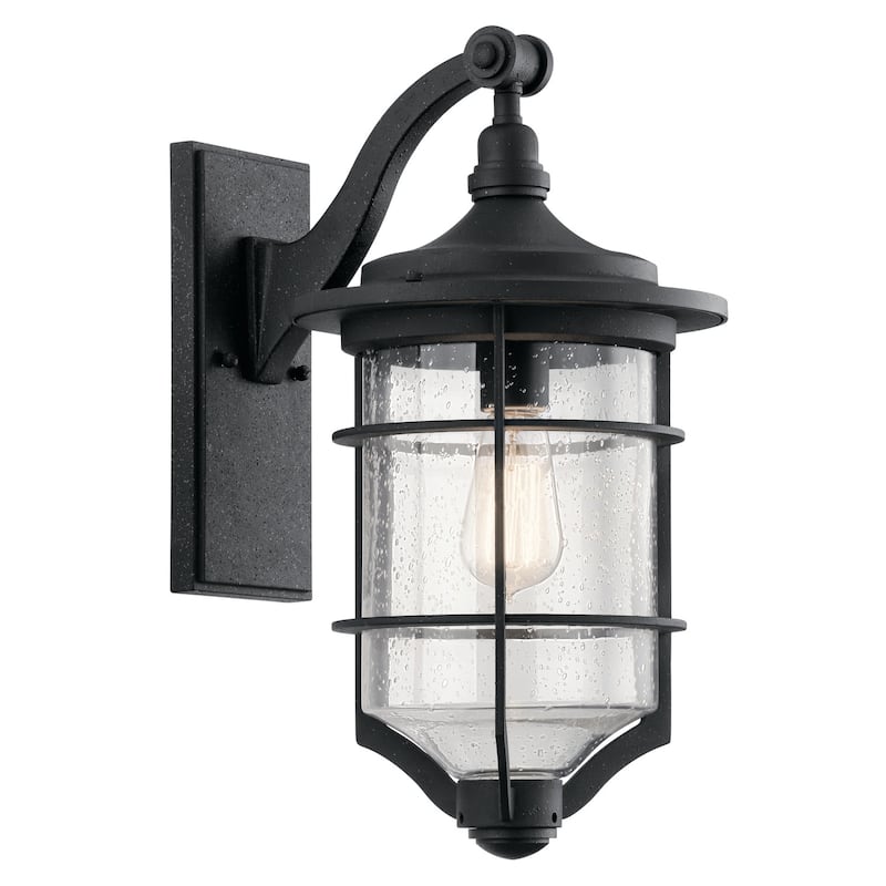Kichler Royal Marine 1 Light 18.25" High Outdoor Wall Sconce - Distressed Black