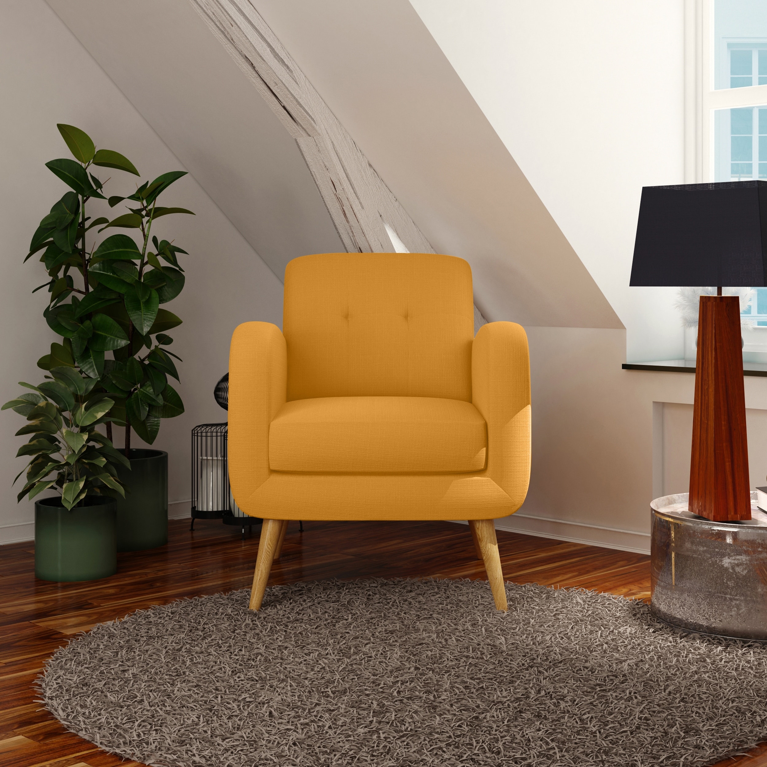 Carson carrington kaarnevaara upholstered accent chair living room hotsell sofa
