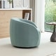 preview thumbnail 32 of 107, SEYNAR Modern Glam Velvet Upholstered 360 Degree Swivel Accent Armchair