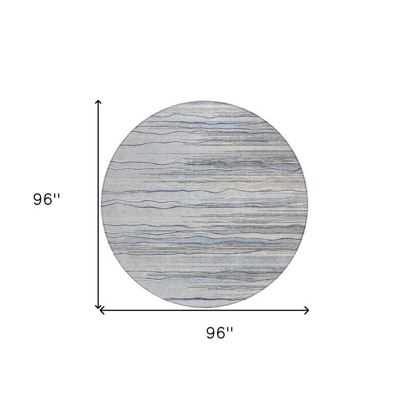 HomeRoots Striped Transitional Rectangle Outdoor Rug