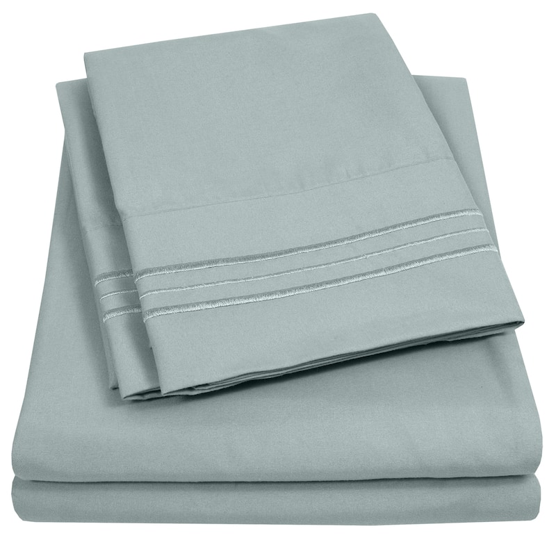 Brushed Microfiber RV Queen 4-Piece Bed Sheet Set