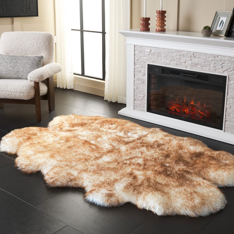SAFAVIEH, Handmade Natural Kirstie Leanca 3.4-inch Thick Rug
