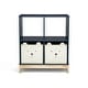 preview thumbnail 7 of 10, Brannan Bear Bookcase with Bins Blue