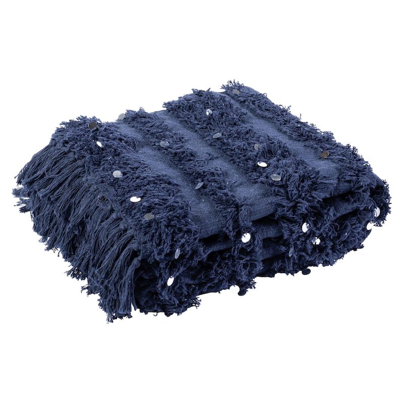 SAFAVIEH Samina Fringe 50 x 60-inch Accent Throw Blanket